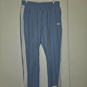 NWT Fila Jovia Track Pant - Light Blue & White (2X)